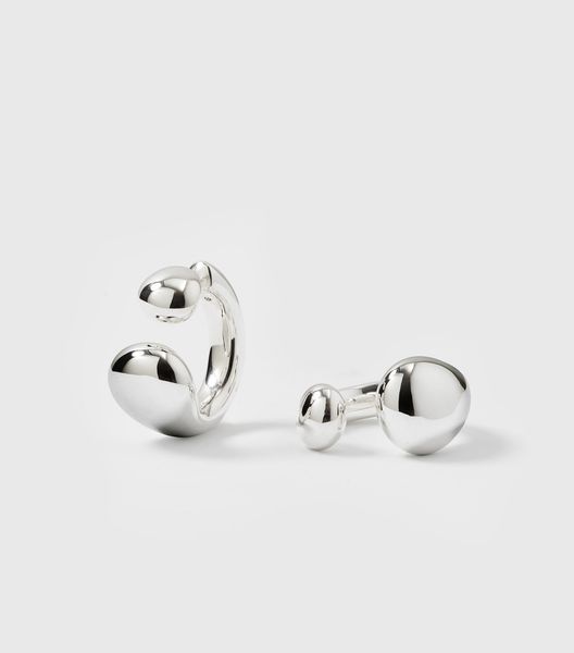 Hovedbilde Syster P Bolded Drops Earrings Silver