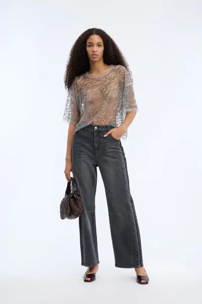 Hovedbilde Munthe Bohdi Denim Pant Black 