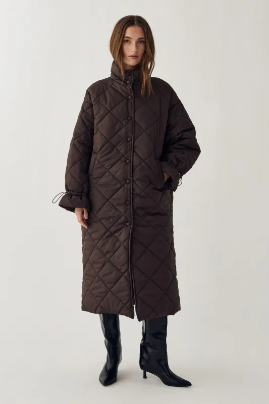 Noella Maude Coat Chocolate 