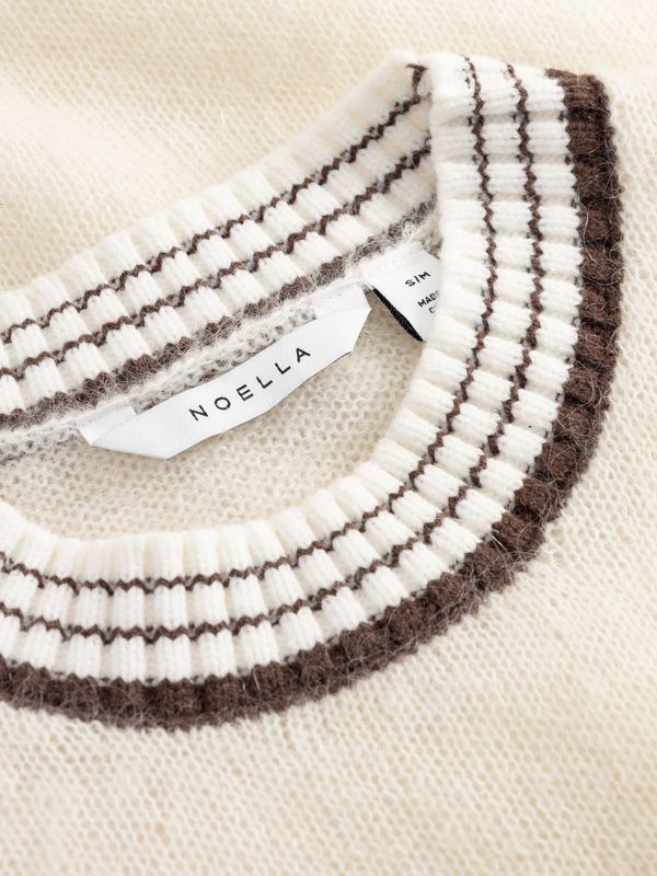 Noella Marthy Knit Ivory Brown 