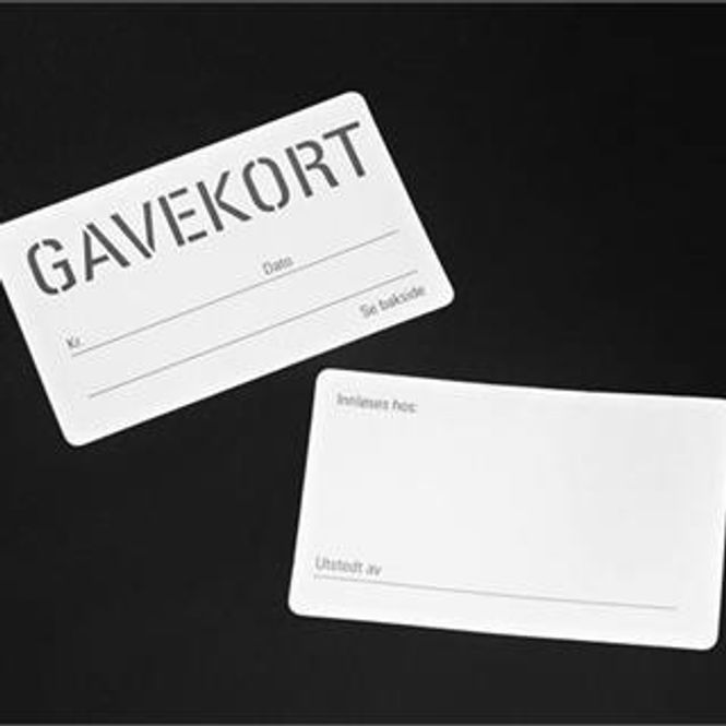 Hovedbilde Gavekort