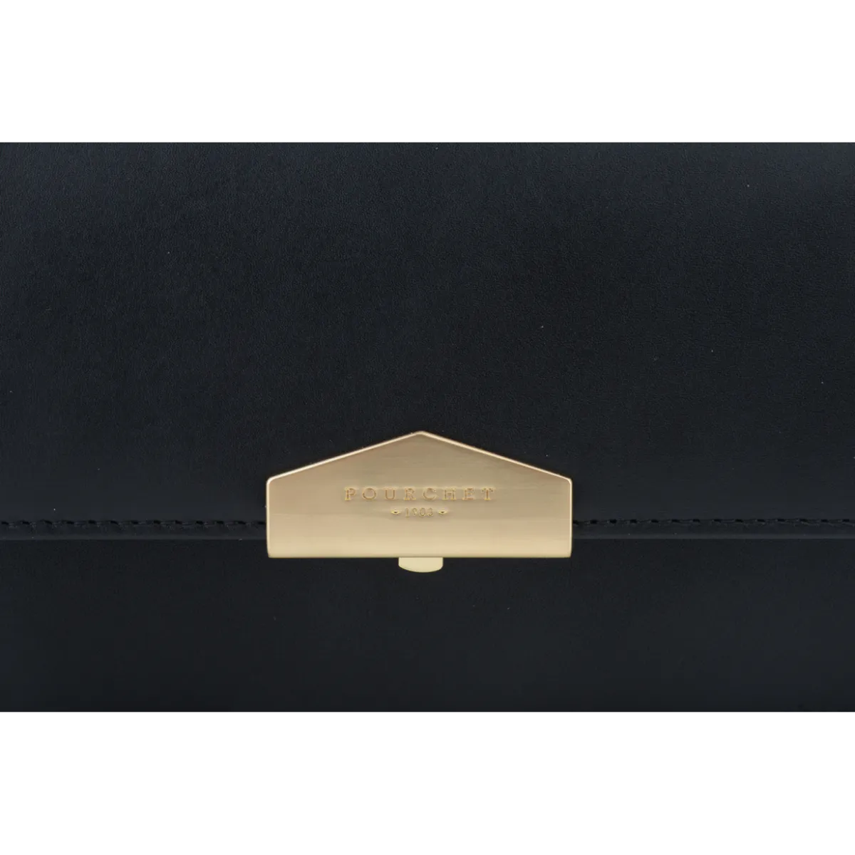 Pourchet Paris Anjou Convertible Clutch Black