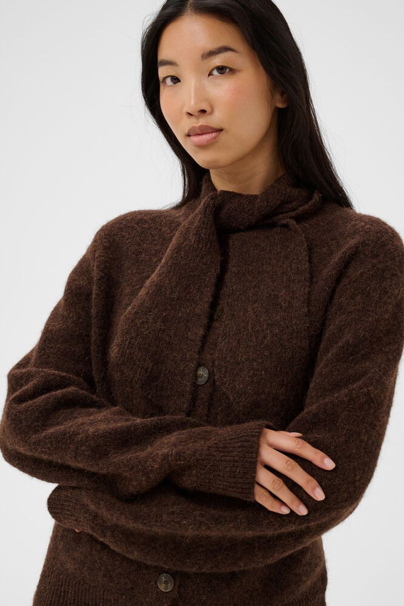 Part Two Chania Cardigan Downtown Brown